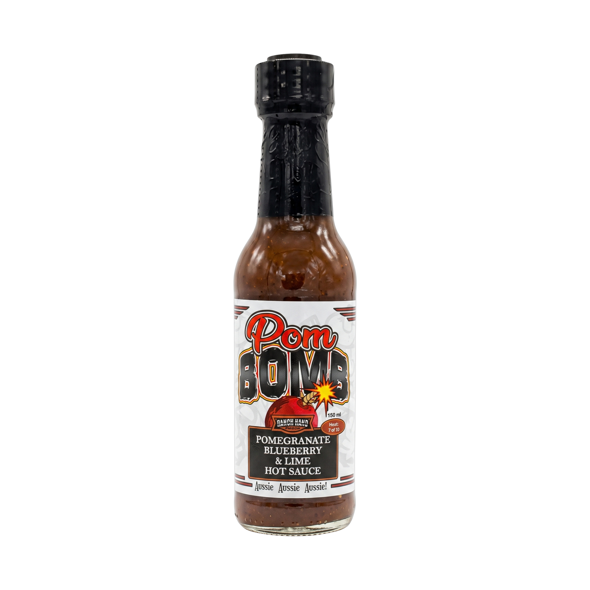 Bulldozer BBQ Pom Bomb Hot Sauce front