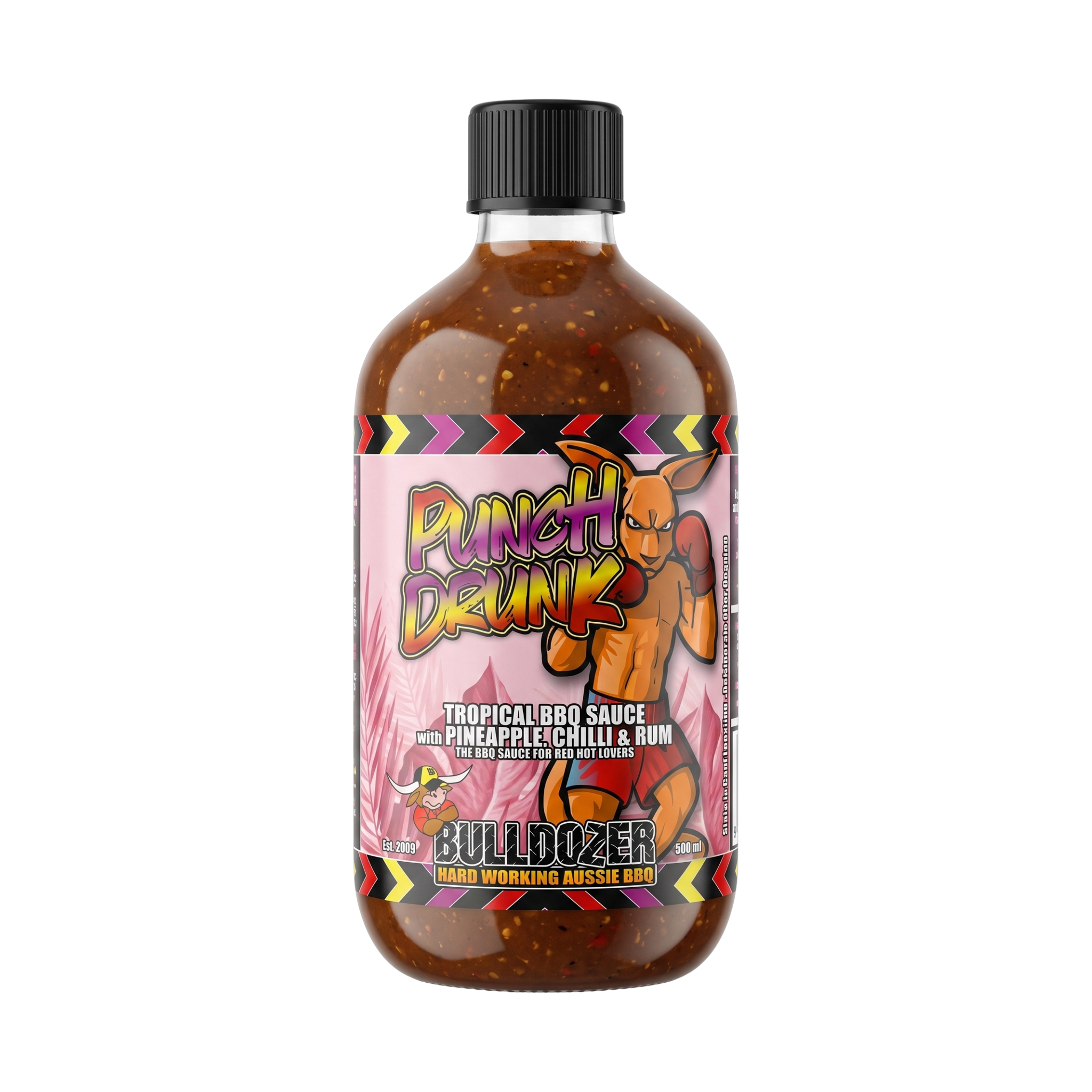 Bulldozer BBQ Punch Drunk BBQ Sauce front
