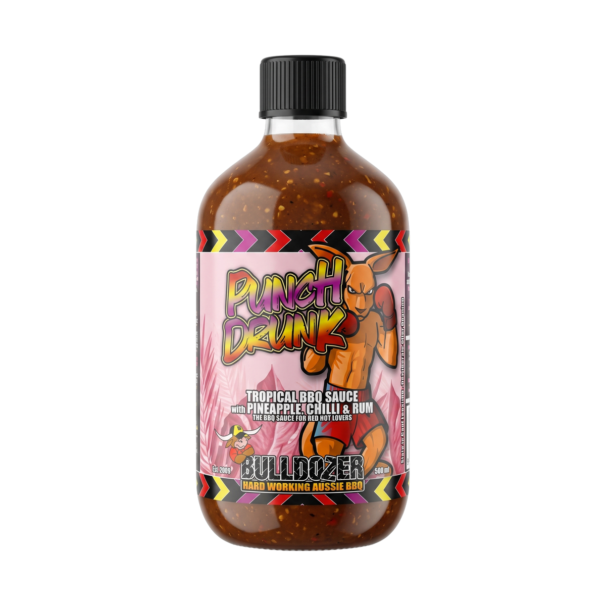 Bulldozer BBQ Punch Drunk BBQ Sauce front