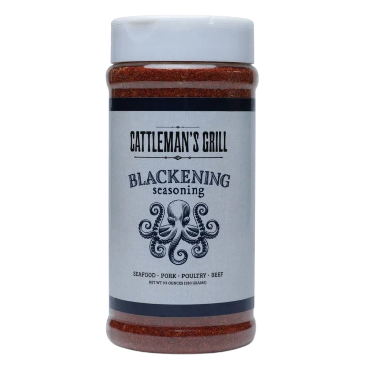 Cattleman's Grill Blackening Seasoning 281g steak rub — front label