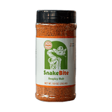 Chuds BBQ SnakeBite 280g spicy jalapeño BBQ rub — front of shaker on transparent background