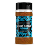 Coast n Smoke The 13th Apostle rub 150g, front of shaker on transparent background