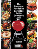 Complete Australian Barbecue Kettle Cookbook by McDonald & Kirkwood hardback cookbook — cover on white