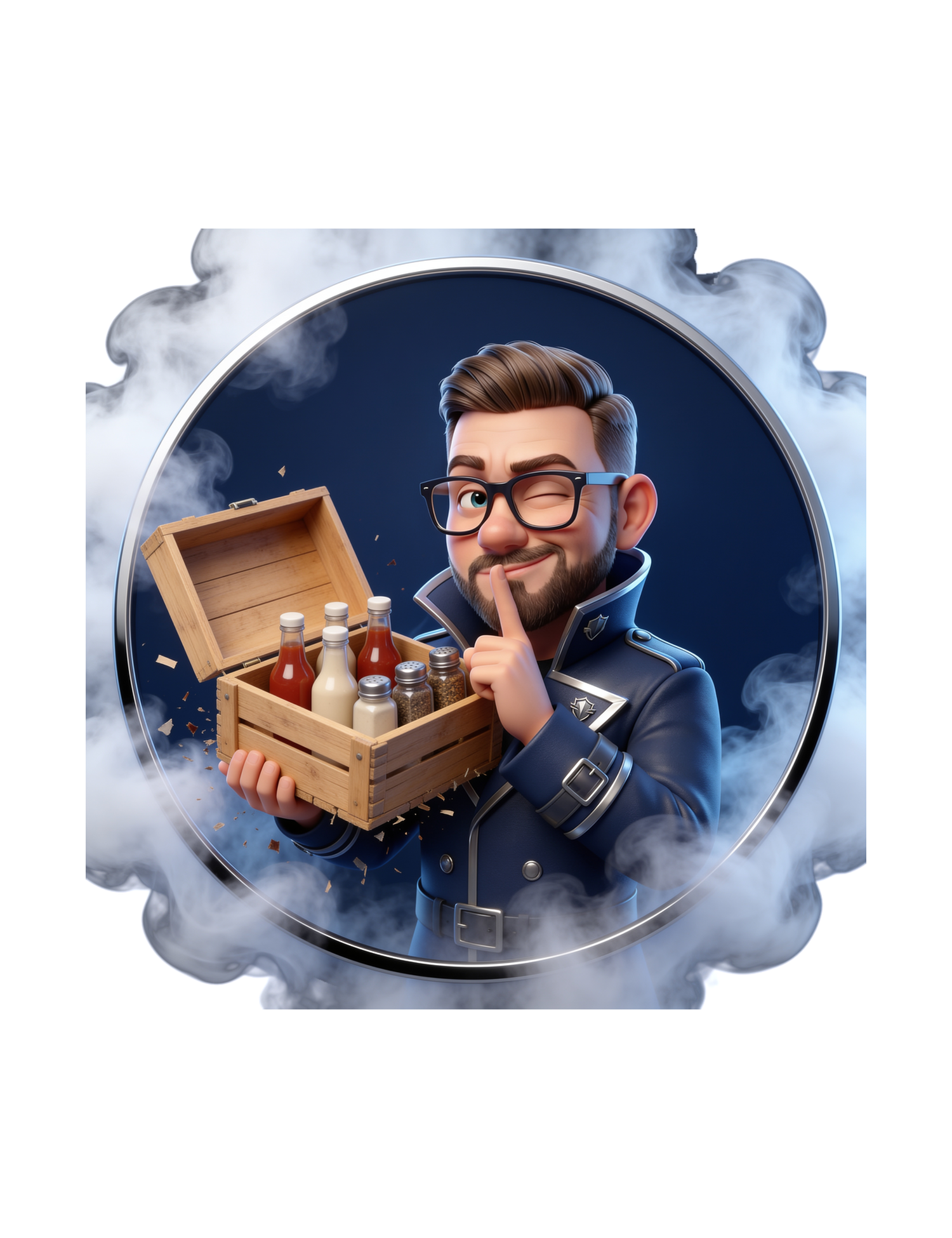 Darryl Rubb, the Rub Smuggler, with a Contraband Club crate — The First Mate