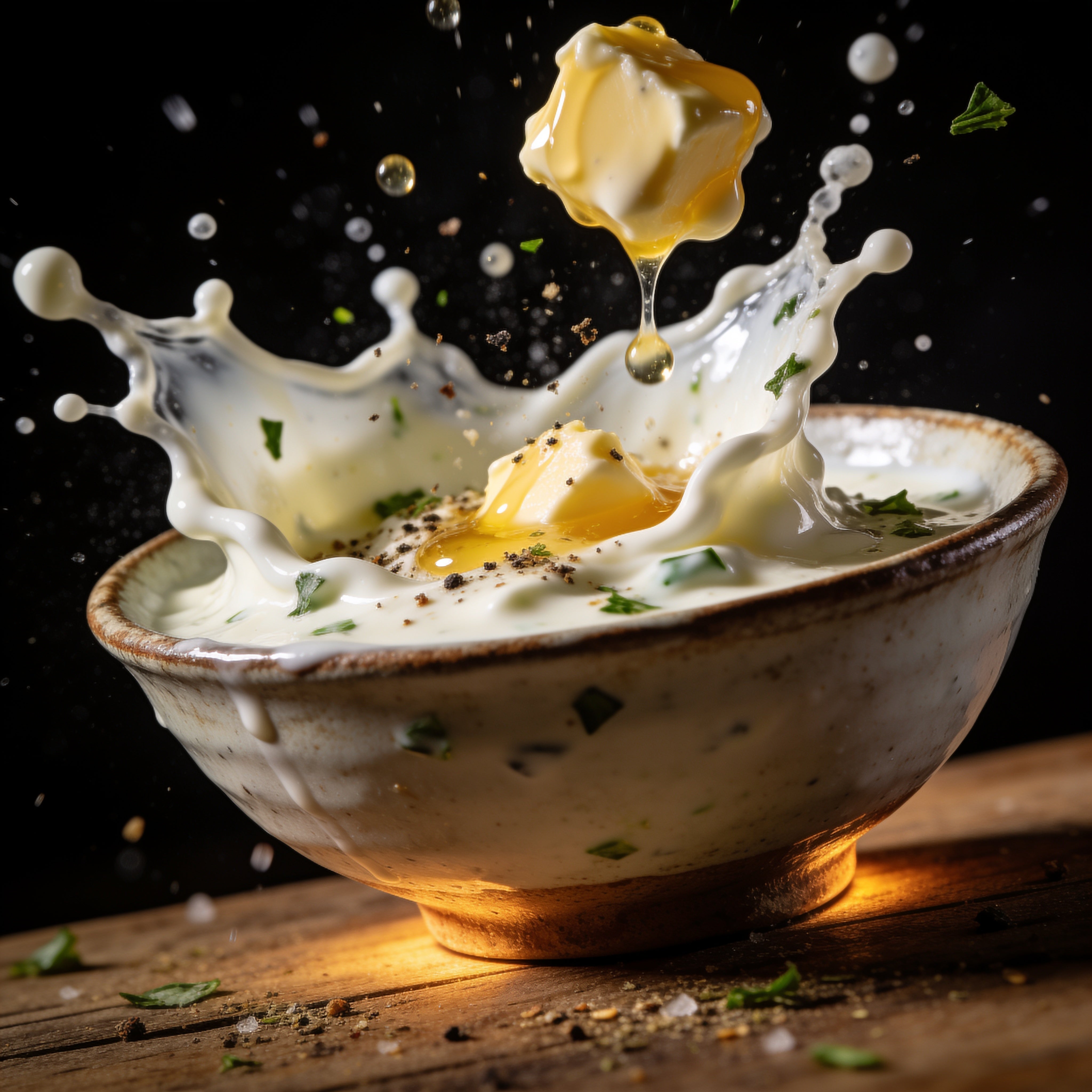 Smokes Seasoning Cowboy Butter Ranch dramatic exploded ingredient shot