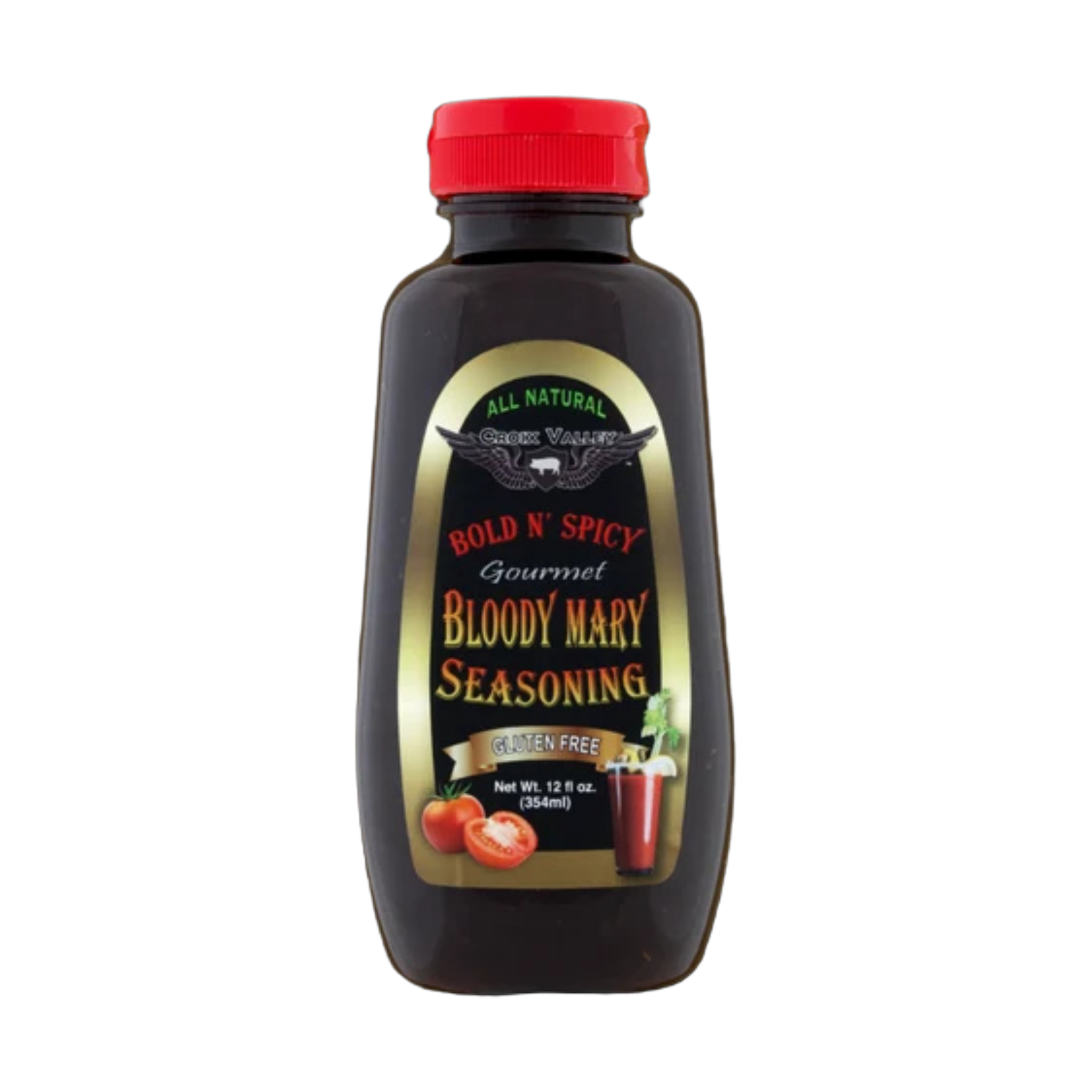 CROIX VALLEY: Bold n Spicy Bloody Mary Seasoning | Bloody Mary Seasoning | 355ml (12oz) bottle