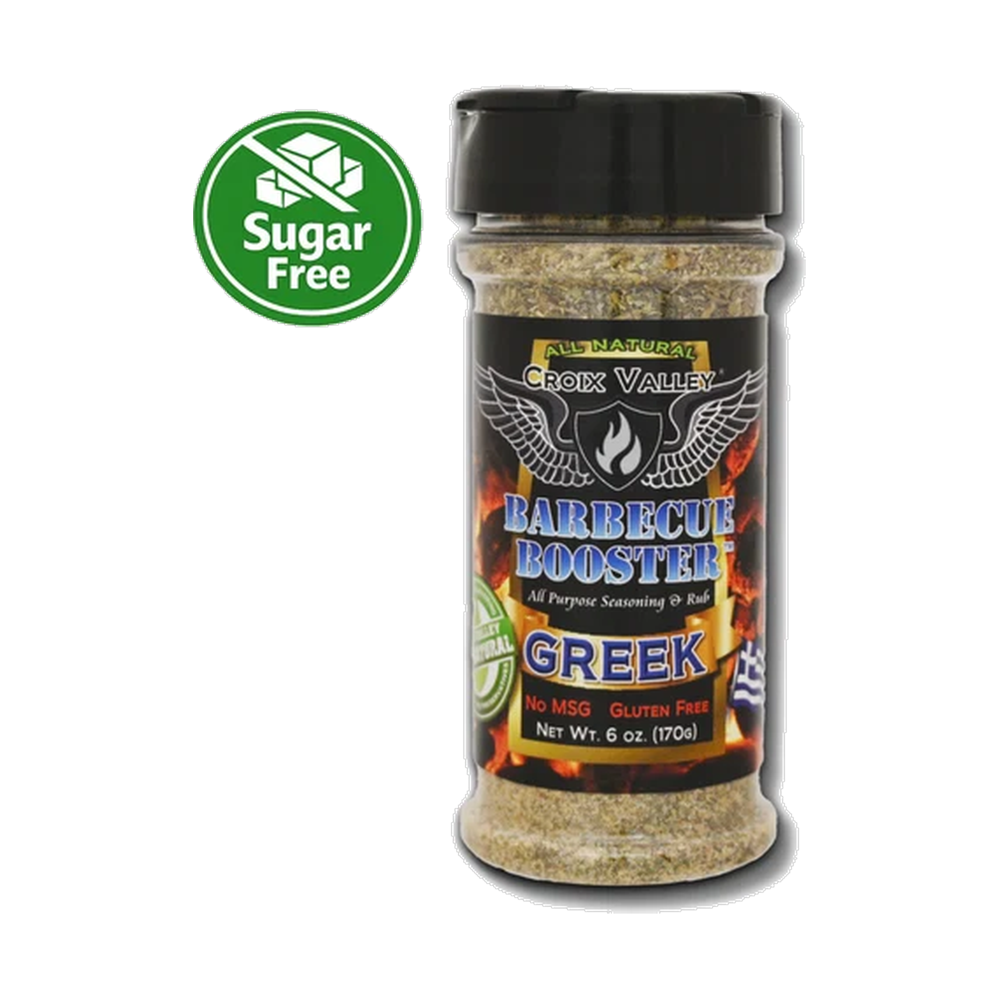 CROIX VALLEY: Greek Barbecue Booster | Greek Seasoning | 170g (6oz) shaker