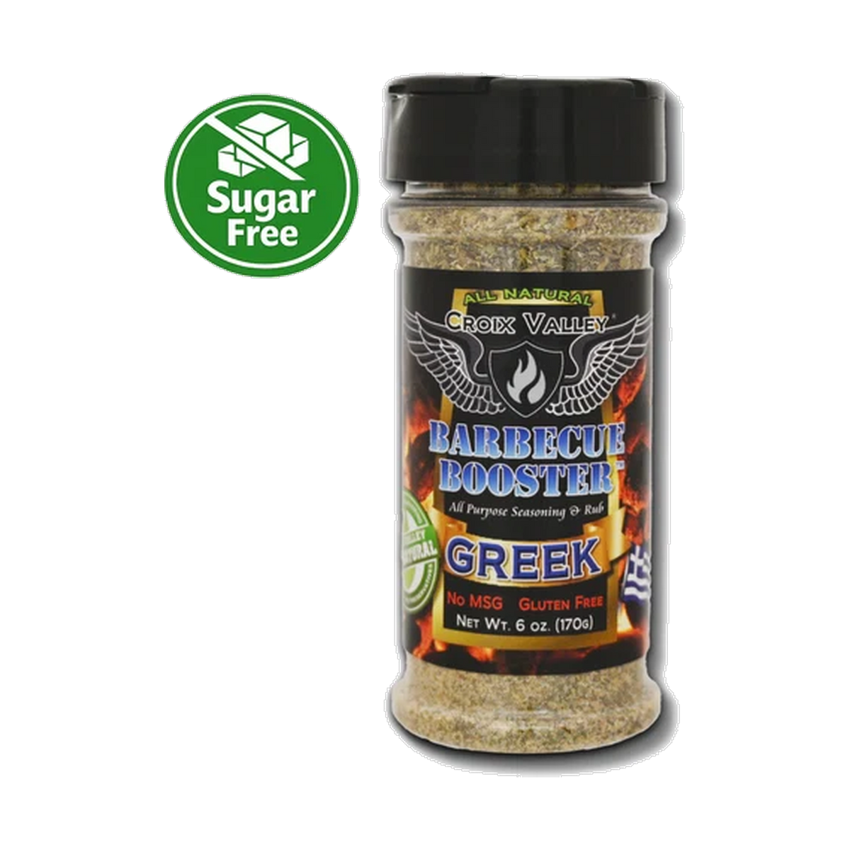CROIX VALLEY: Greek Barbecue Booster | Greek Seasoning | 170g (6oz) shaker