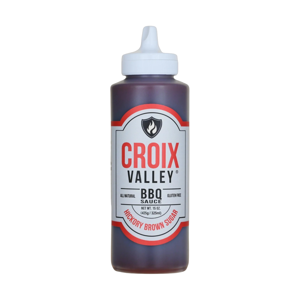 CROIX VALLEY: Hickory Brown Sugar BBQ Sauce (Foundry Series) | BBQ Sauce | 325ml (11oz) squeeze bottle — Foundry Series