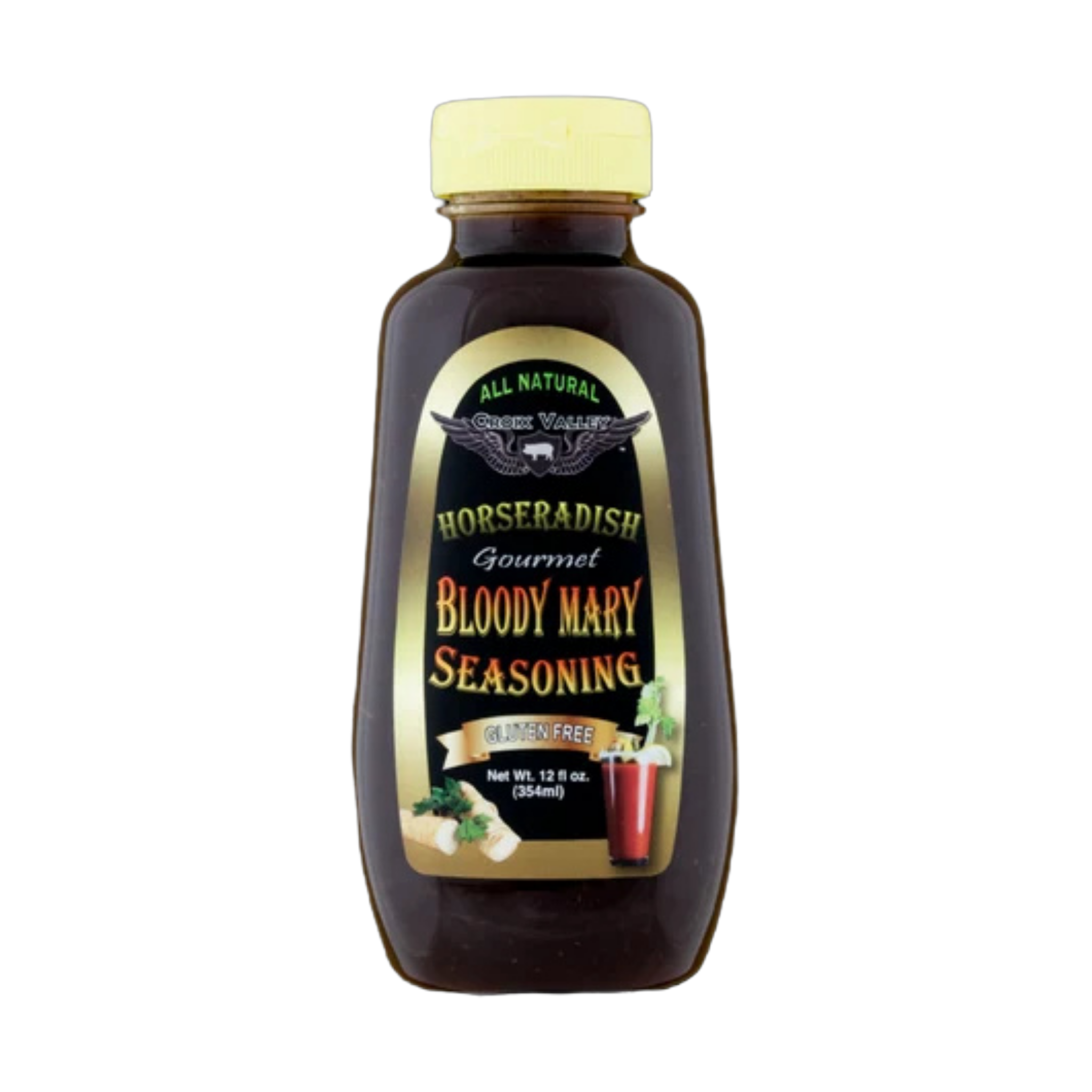 CROIX VALLEY: Horseradish Bloody Mary Seasoning | Bloody Mary Seasoning | 355ml (12oz) bottle