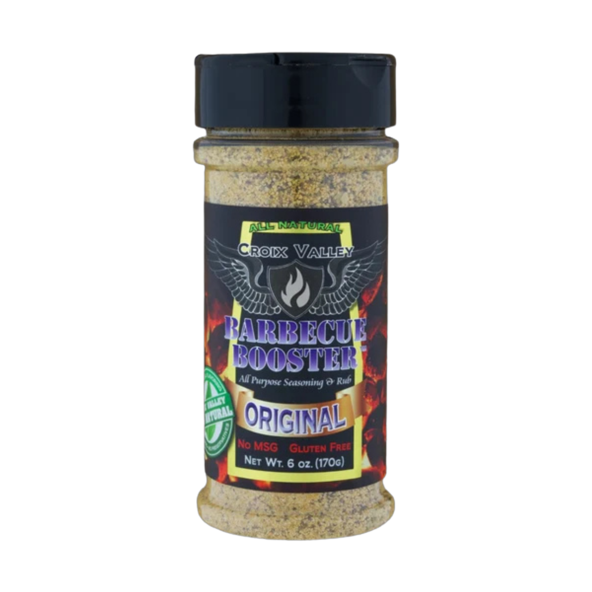 CROIX VALLEY: Original Barbecue Booster | All-Purpose Seasoning | 170g (6oz) shaker