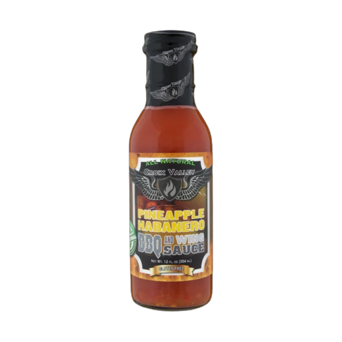 CROIX VALLEY: Pineapple Habanero BBQ & Wing Sauce | BBQ & Wing Sauce | 355ml (12oz) bottle