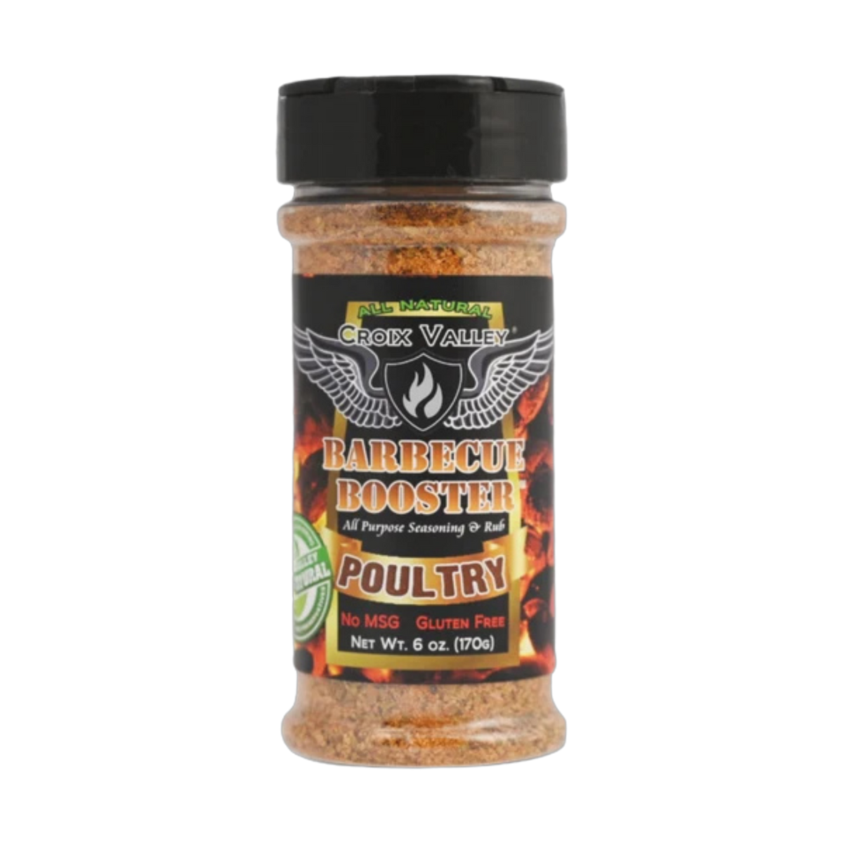 CROIX VALLEY: Poultry Barbecue Booster | Poultry Seasoning | 170g (6oz) shaker