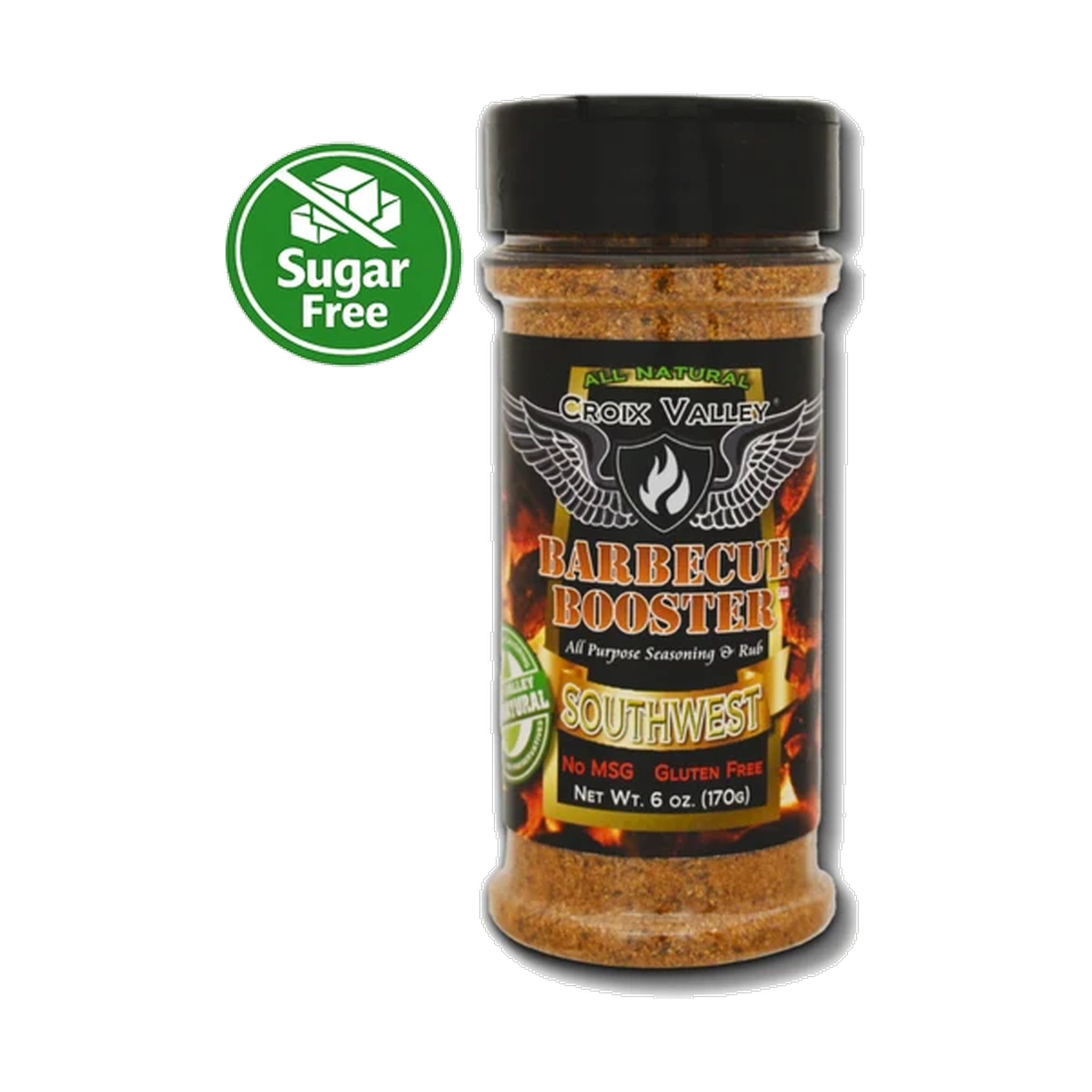 CROIX VALLEY: Southwest Barbecue Booster | Southwest Seasoning | 170g (6oz) shaker