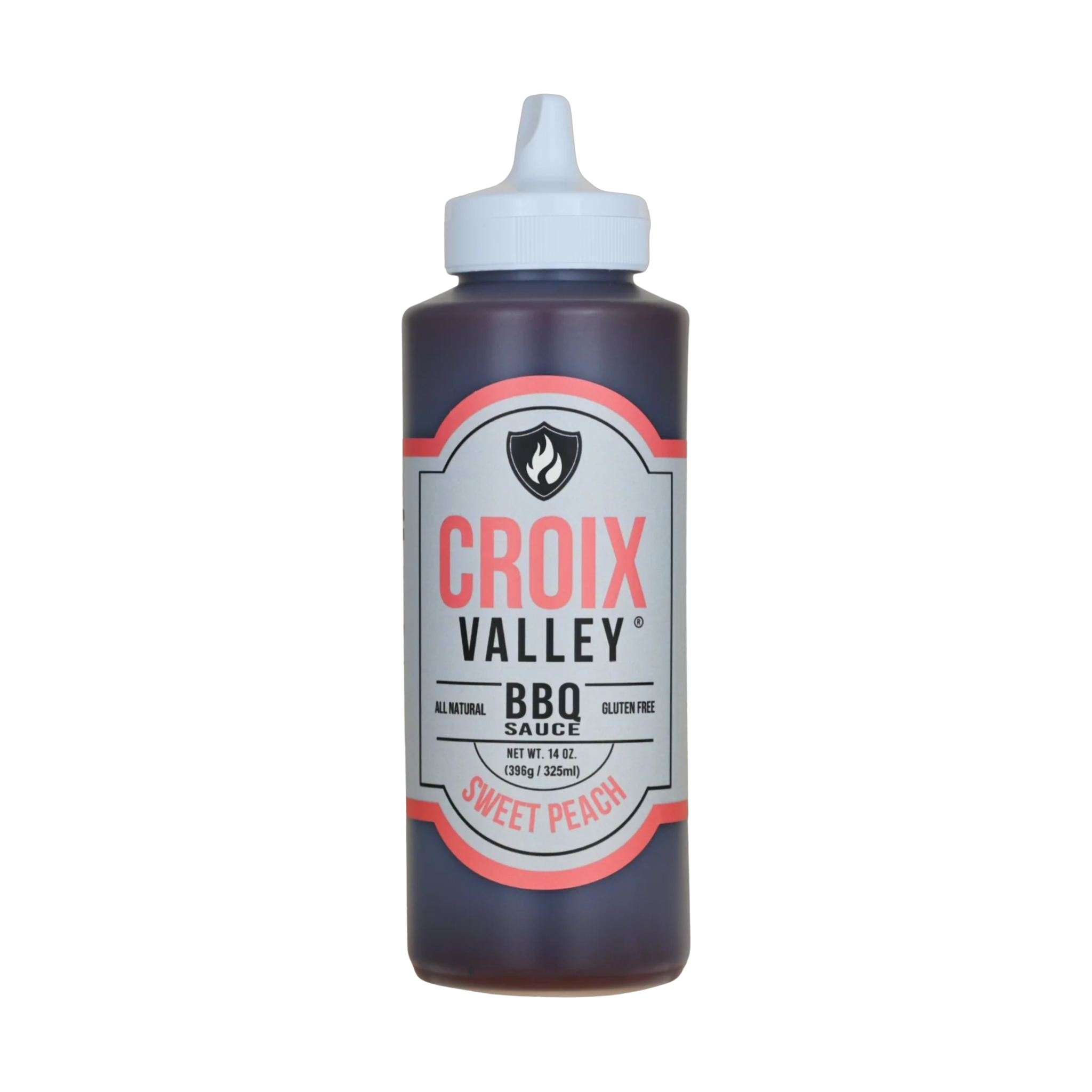 CROIX VALLEY: Sweet Peach BBQ Sauce (Foundry Series) | BBQ Sauce | 325ml (11oz) squeeze bottle — Foundry Series
