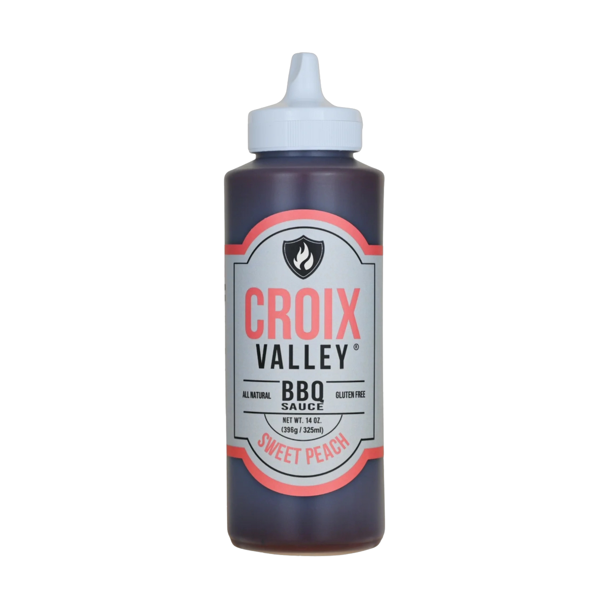 CROIX VALLEY: Sweet Peach BBQ Sauce (Foundry Series) | BBQ Sauce | 325ml (11oz) squeeze bottle — Foundry Series