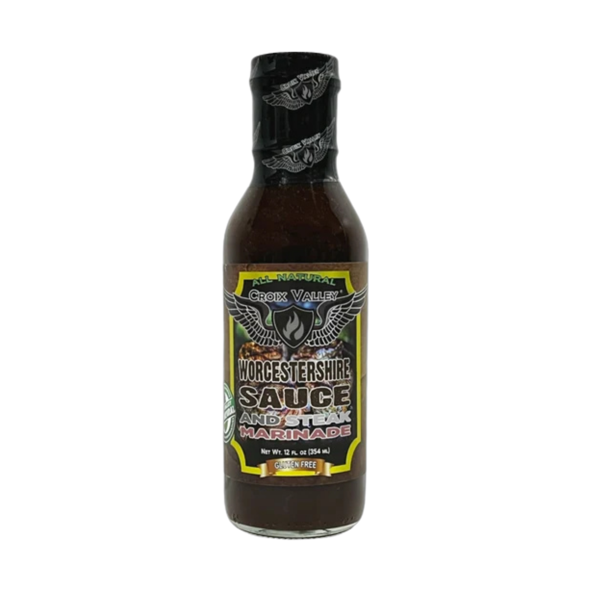 CROIX VALLEY: Worcestershire Sauce & Steak Marinade | Marinade | 355ml (12oz) glass bottle