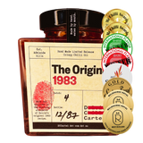 DC Cartel The Original 1983 crispy chilli oil 268g with gold medal food awards, transparent background
