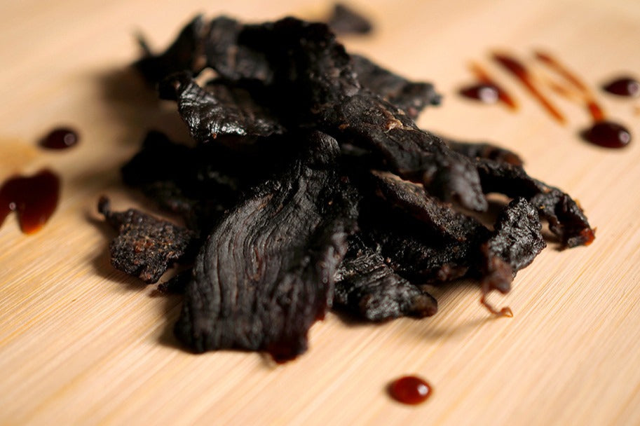 3099 Jerky Teriyaki Beef Jerky - sweet savoury Australian beef jerky strips
