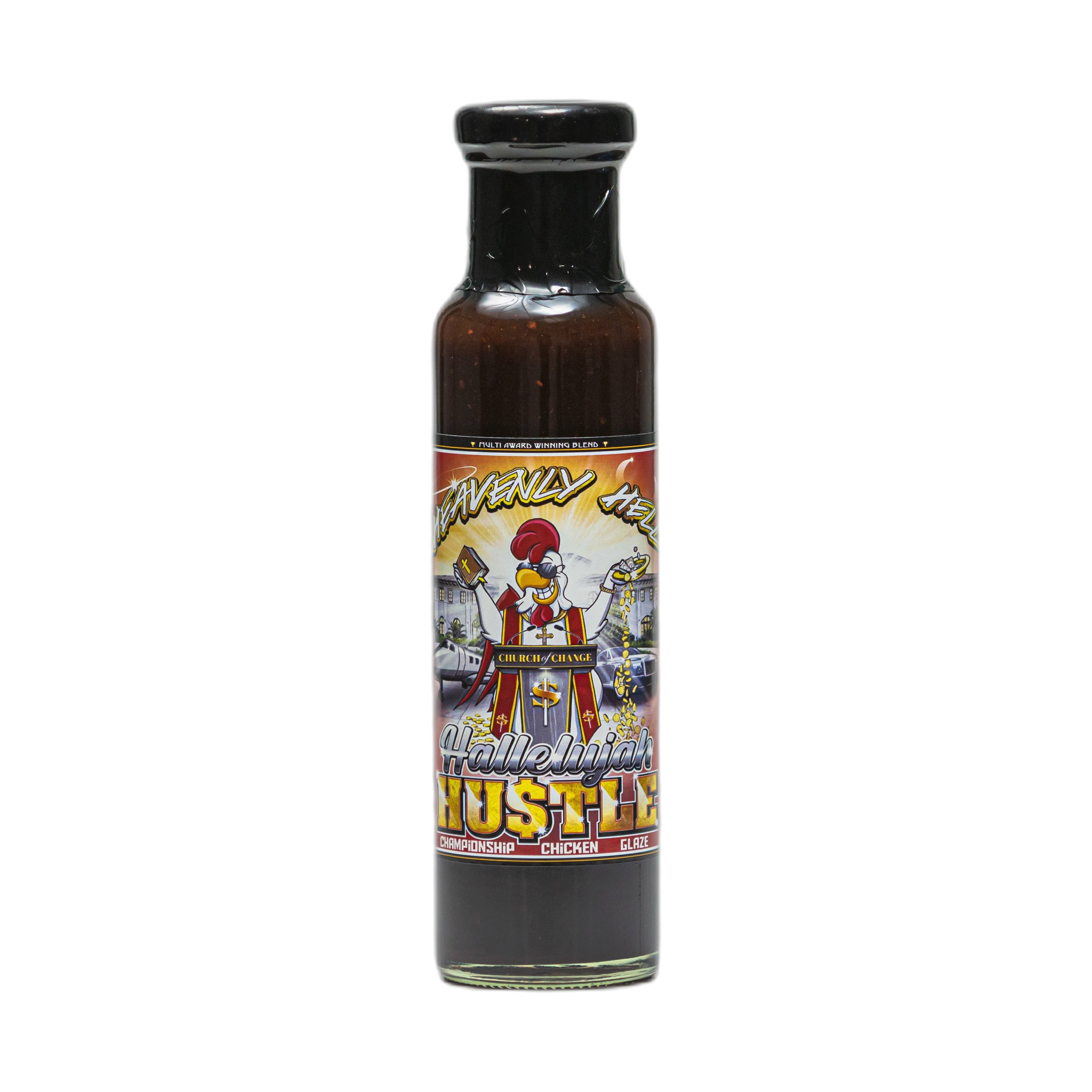 Heavenly Hell Hallelujah Hustle Cranberry & Apple BBQ Glaze 250ml bottle