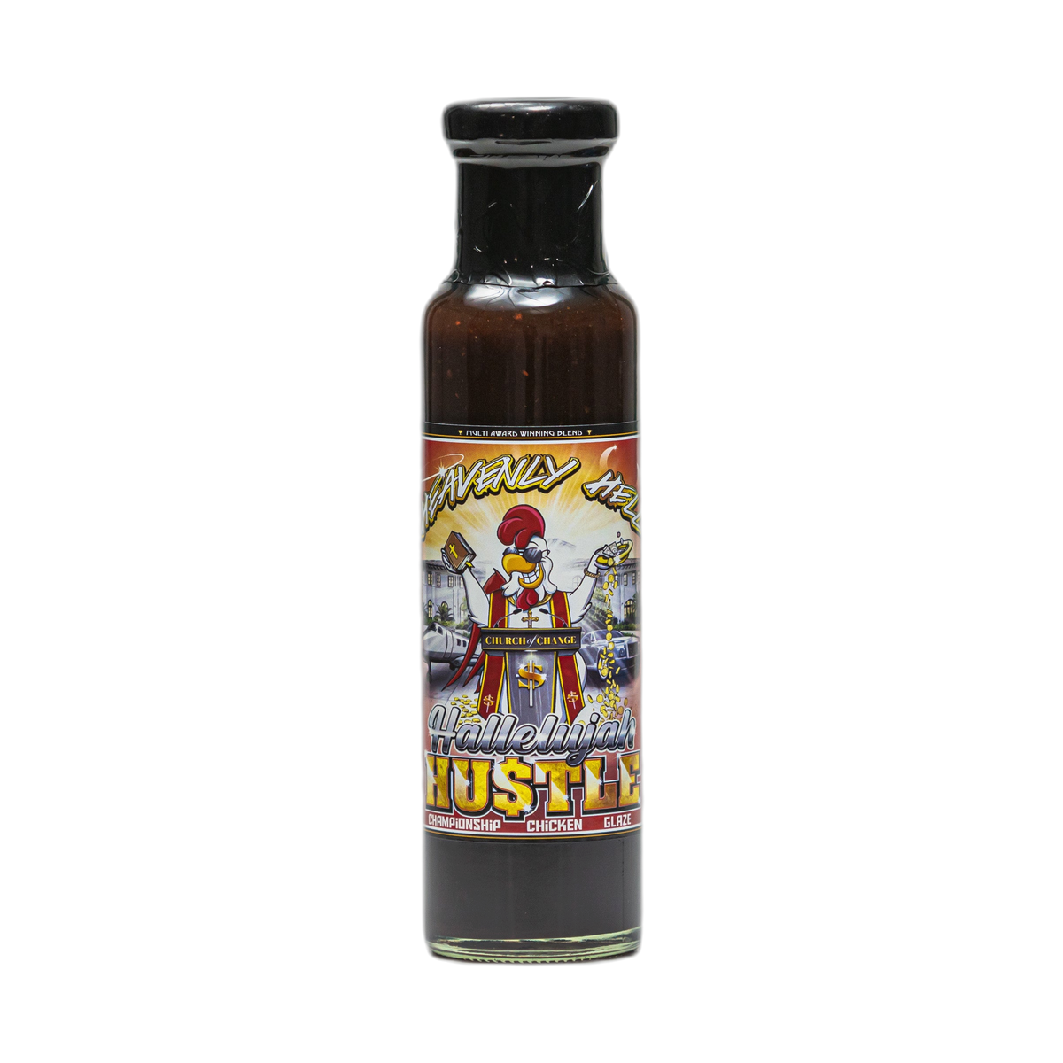 Heavenly Hell Hallelujah Hustle Cranberry & Apple BBQ Glaze 250ml bottle