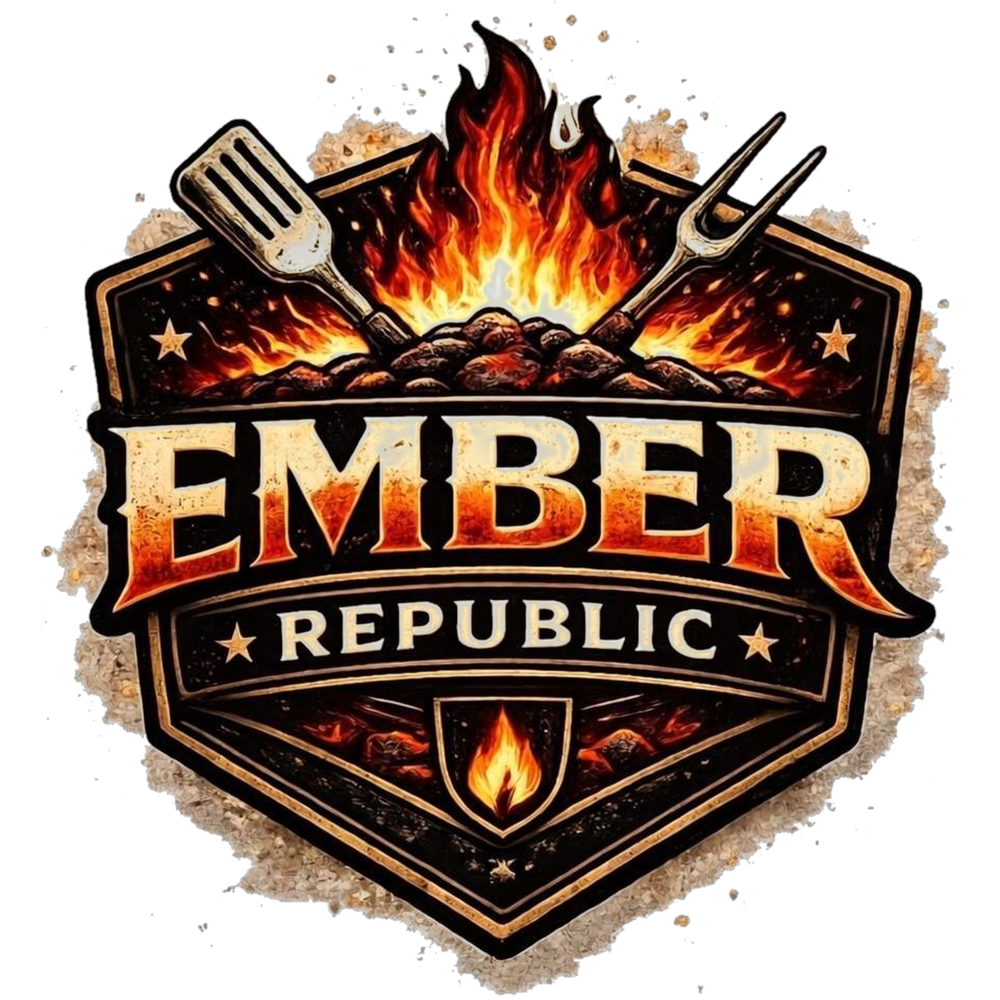 Ember Republic brand logo — South African braai rubs made in Perth