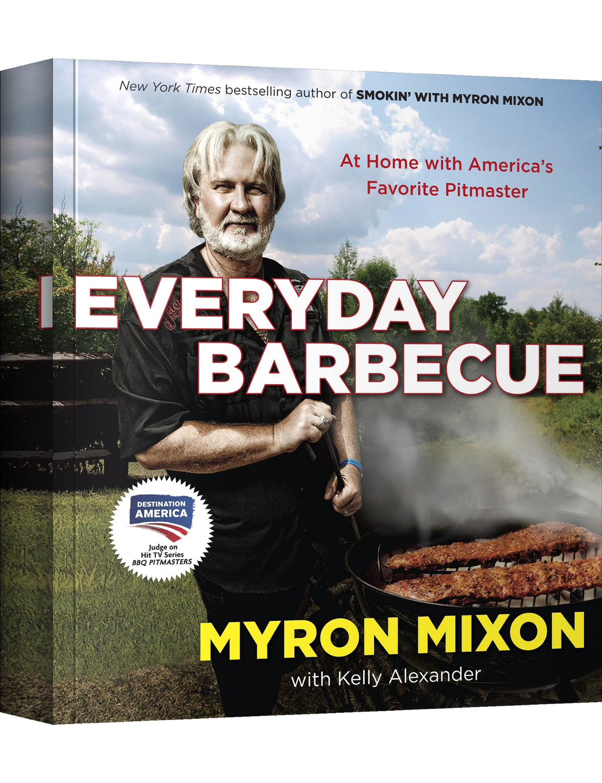 Everyday Barbecue by Myron Mixon paperback cookbook — front cover