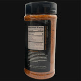 Loot N Booty BBQ Everything Rub - back label with ingredients and nutrition