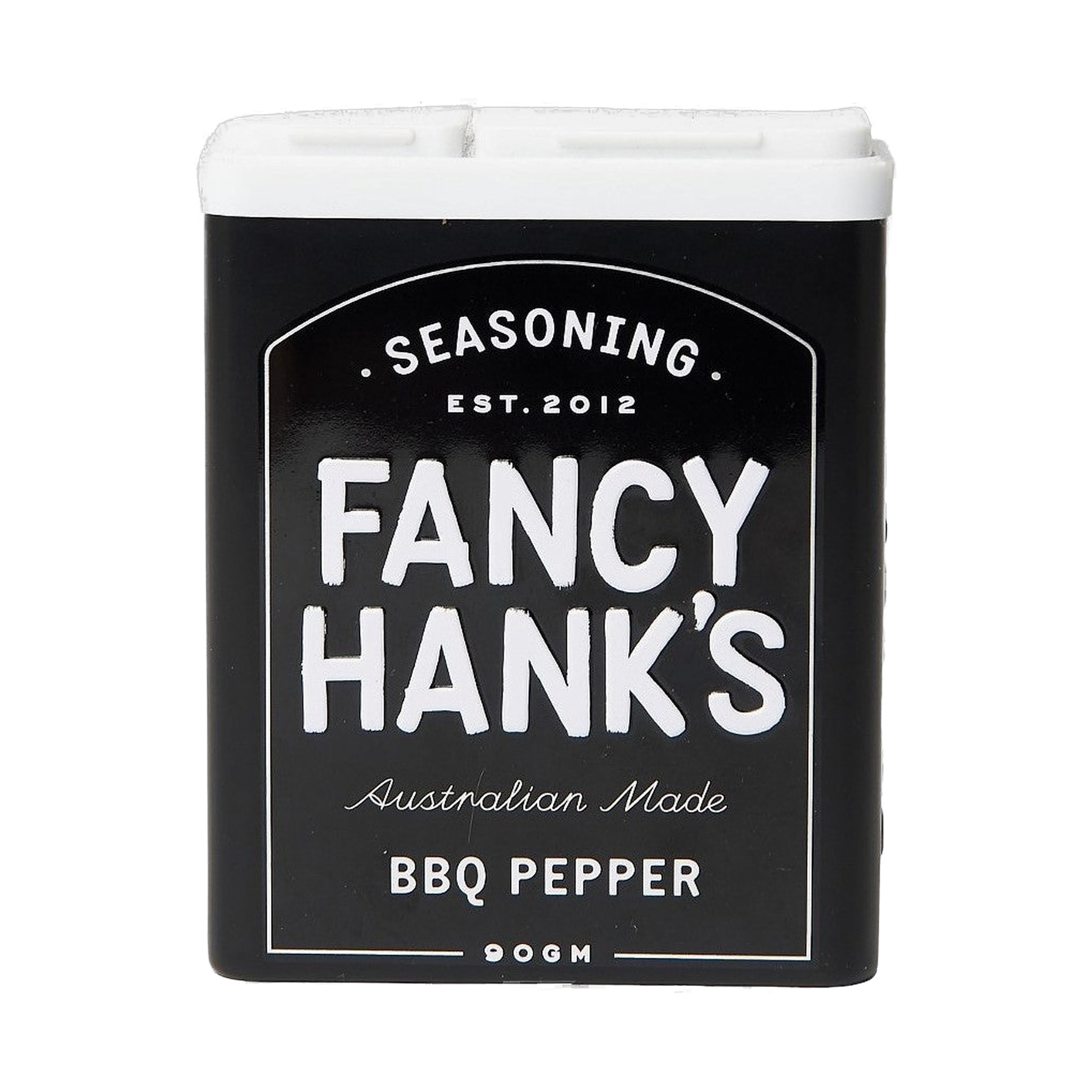 Fancy Hank's BBQ Pepper Seasoning 90g shaker - black pepper and sea salt brisket rub