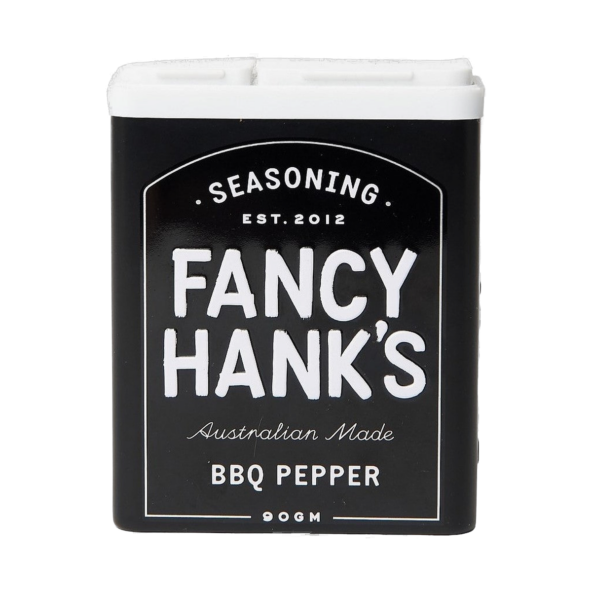Fancy Hank's BBQ Pepper Seasoning 90g shaker - black pepper and sea salt brisket rub