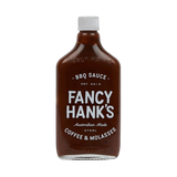 Fancy Hank's Coffee & Molasses BBQ Sauce 330ml bottle - silver medal Australian brisket sauce