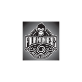 Four Monkeys BBQ barbecue brand logo on transparent background