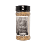 Four Monkeys BBQ Home Base Rub 300g barbecue seasoning — alternate label view, transparent background