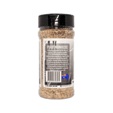 Four Monkeys BBQ Home Base Rub 300g barbecue seasoning — second alternate label view, transparent background