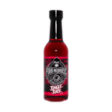 Four Monkeys BBQ Jungle Juice Pomegranate Habanero Rib Glaze 250ml — front of bottle on transparent background