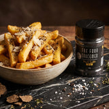 Four Saucemen The Black Truffle Rub - bowl of truffle-dusted chips with parmesan