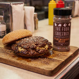 Four Saucemen The Burger Salt - open smash burger patty with melted cheese