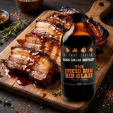 Four Saucemen The Spiced Rum Rib Glaze - sticky caramelised glazed pork belly slices
