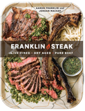 Franklin Steak by Aaron Franklin & Jordan Mackay hardback cookbook — front cover