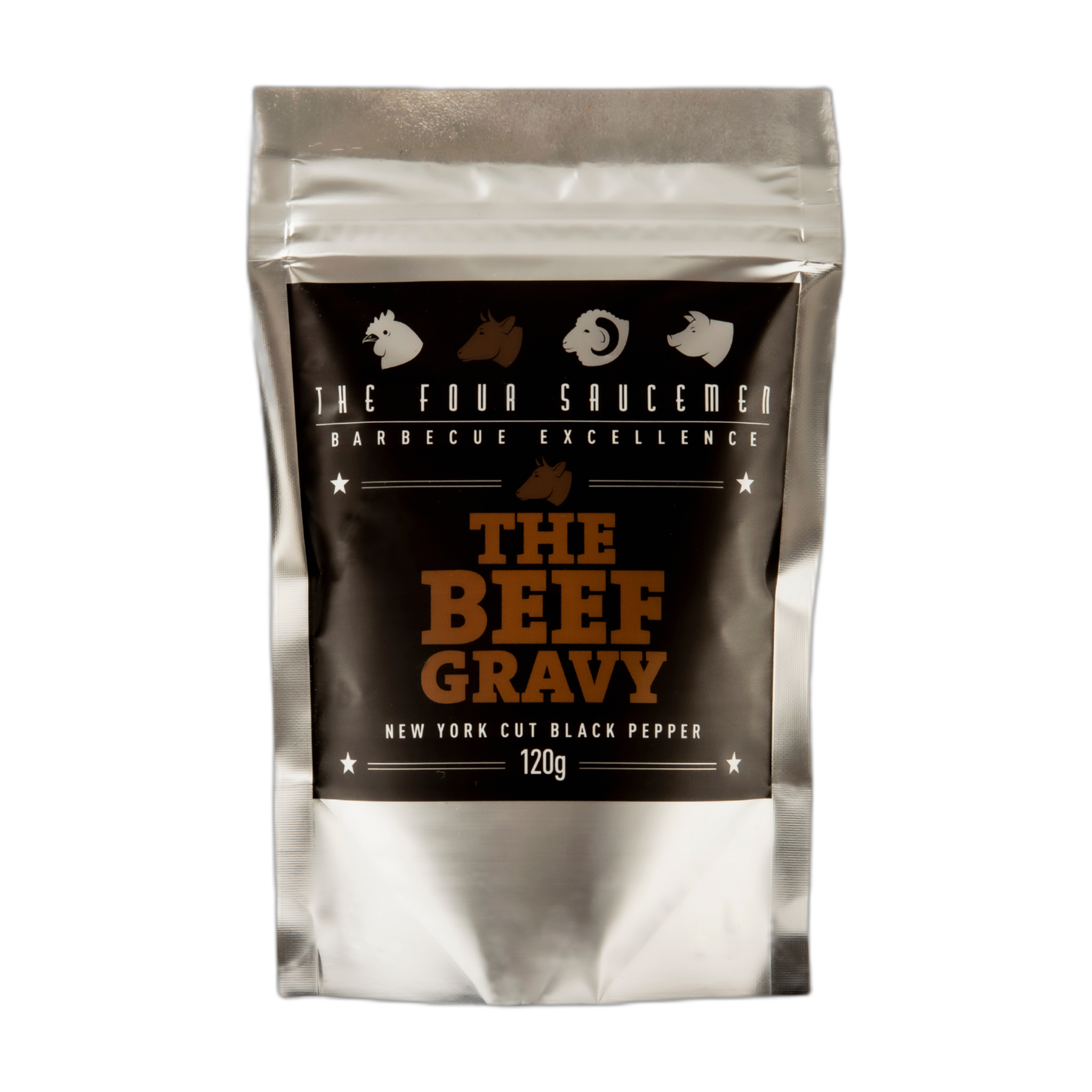 Four Saucemen The Beef Gravy 120g, front of sachet