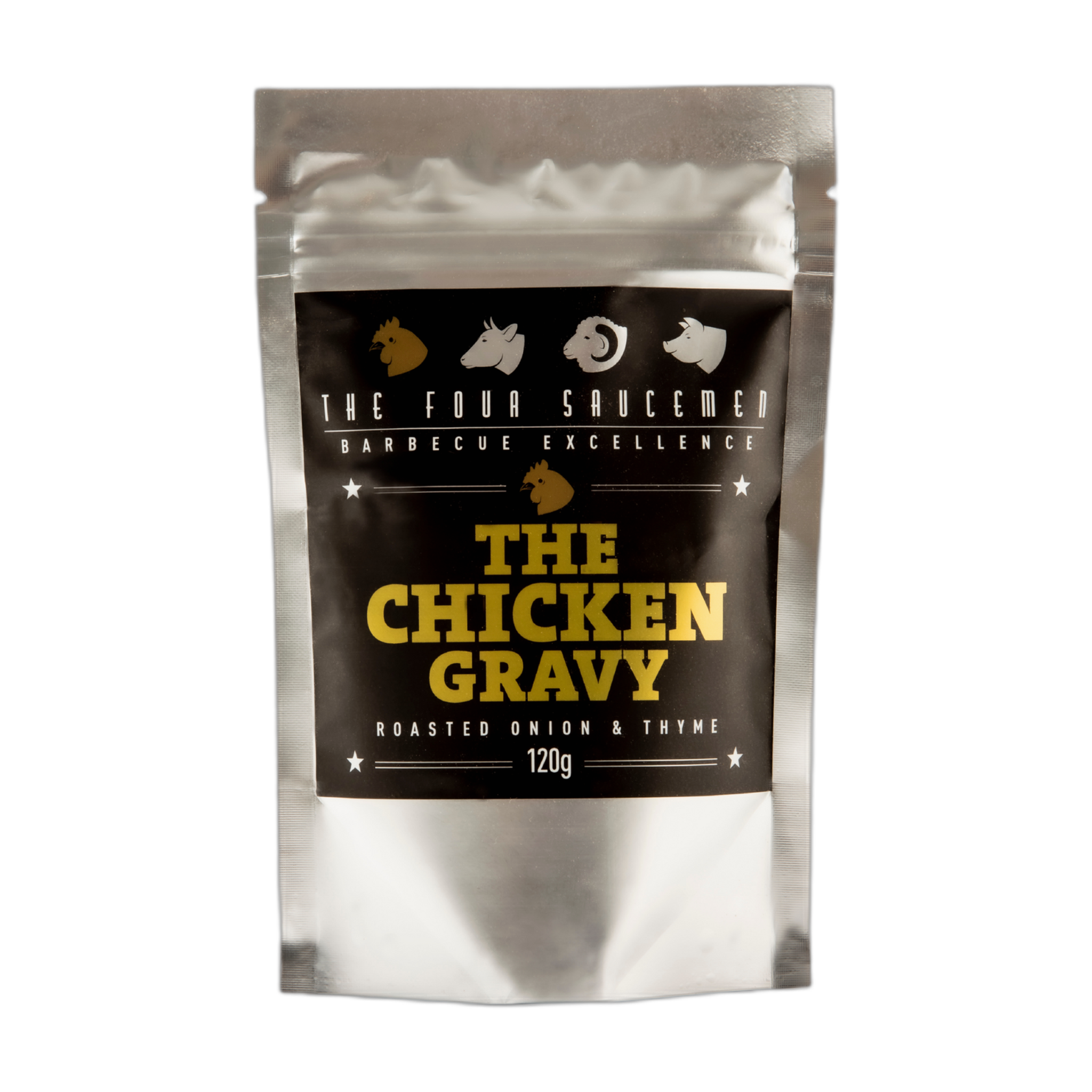 Four Saucemen The Chicken Gravy 120g, front of sachet