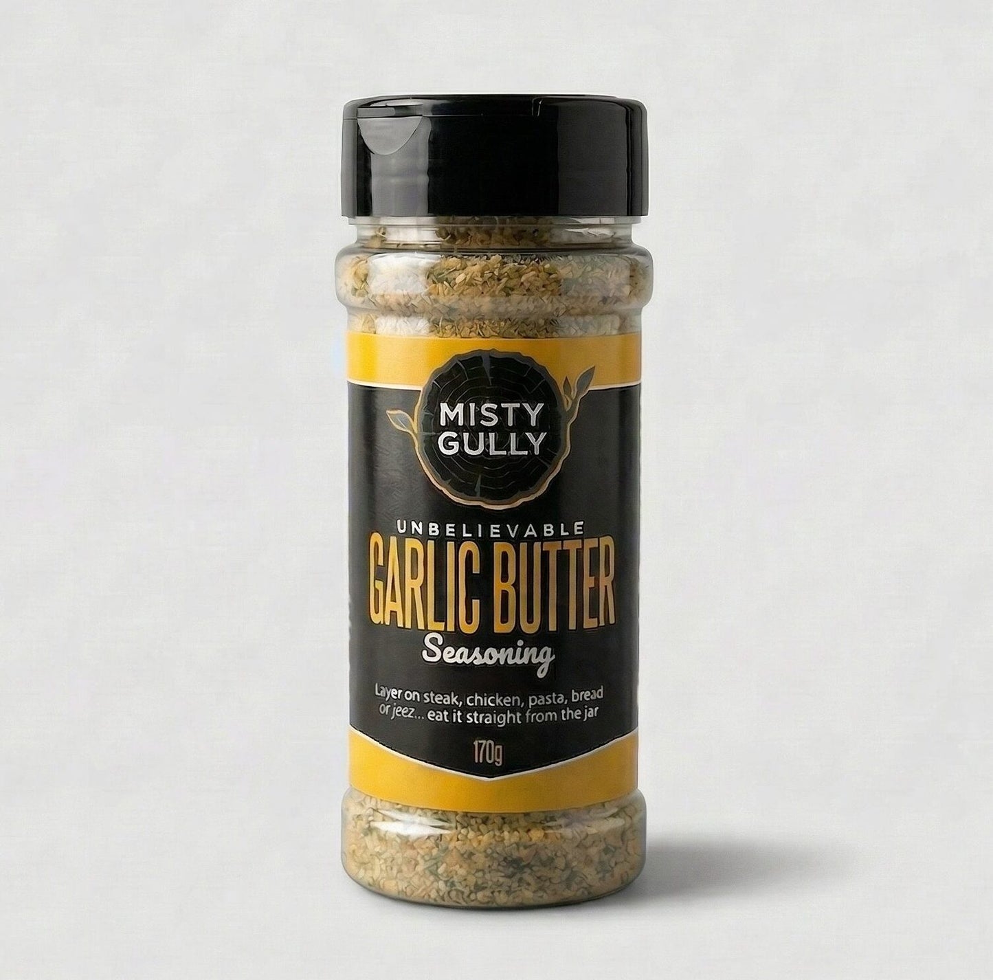 Misty Gully Garlic Butter Seasoning 120g shaker