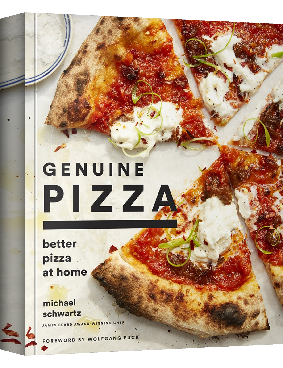 Genuine Pizza by Michael Schwartz hardback cookbook — front cover