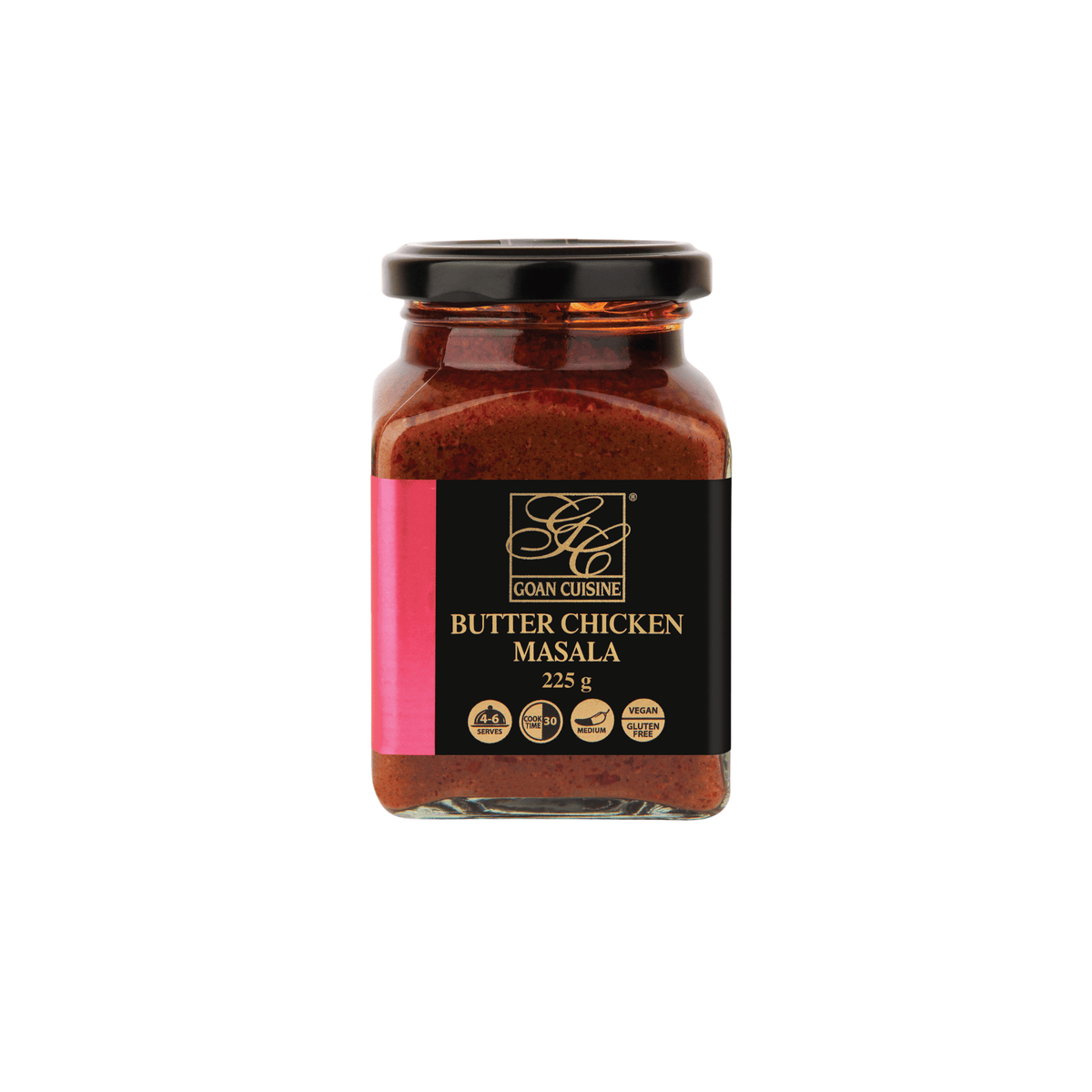 Goan Cuisine Butter Chicken Masala 230g Indian curry base — front of jar