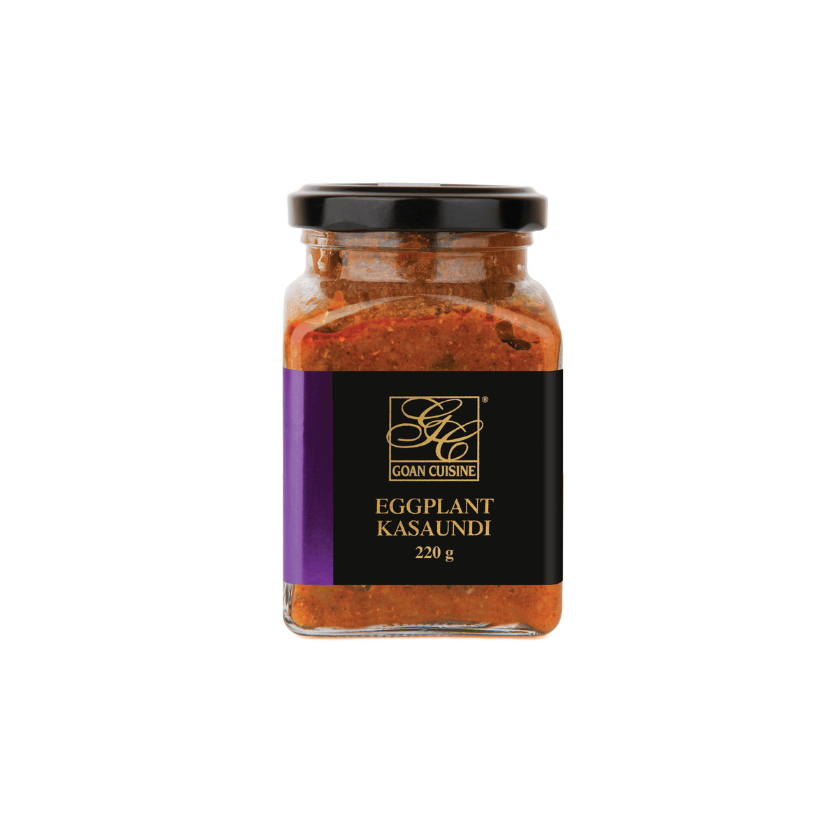 Goan Cuisine Eggplant Kasaundi 220g — front of jar