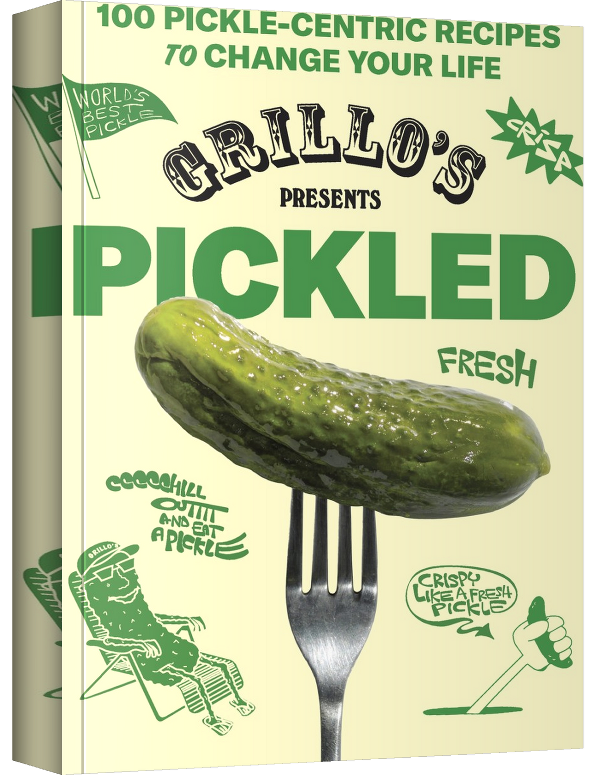 Grillo's Presents Pickled by Raphael Jacob Khutorsky hardback cookbook — front cover