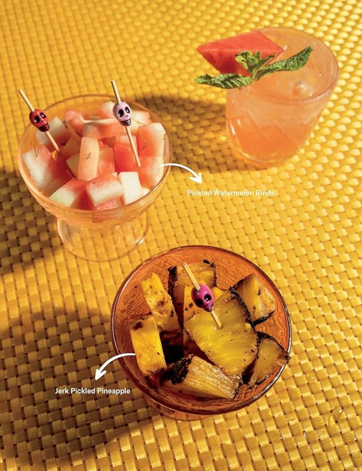 Grillo's Presents Pickled by Raphael Jacob Khutorsky hardback cookbook — pickled watermelon rinds and jerk pickled pineapple