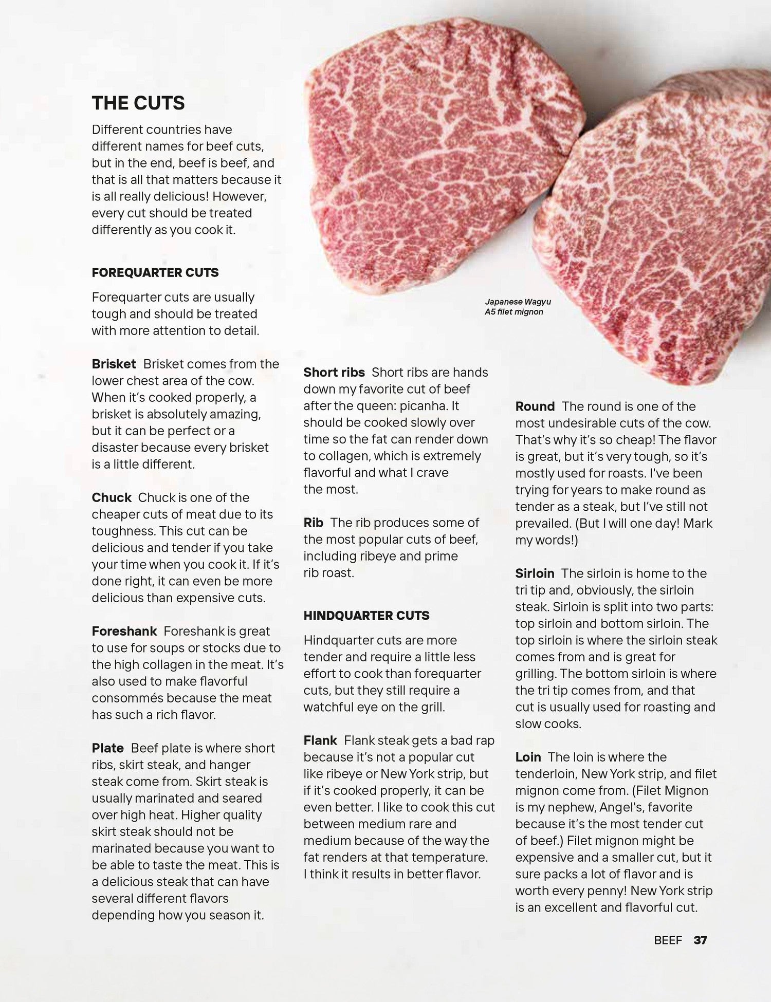 Guga: Breaking the Barbecue Rules by Gustavo Tosta hardback cookbook — interior page of the Doritos Steak recipe