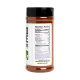 Hardcore Carnivore Chilli Lime rub, nutrition information side of pack