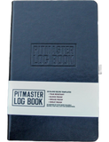 Pitmaster's Logbook by Jess Pryles stone paper logbook — closed black cover with elastic band